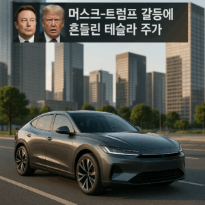 Read more about the article 머스크 트럼프 갈등에 흔들린 테슬라 주가