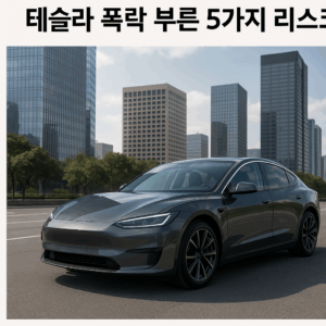 Read more about the article 테슬라 폭락 부른 5가지 리스크
