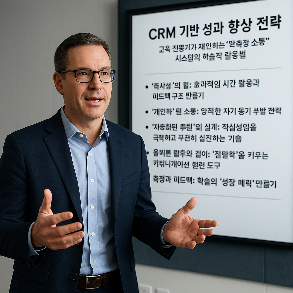 You are currently viewing 맞춤형 CRM 커뮤니케이션으로 학습 성과 높이기